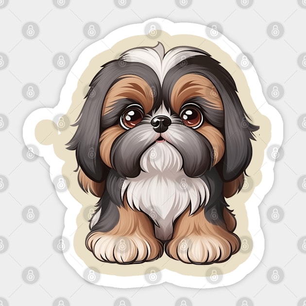 Shih-Tzu puppy Sticker by irfankokabi